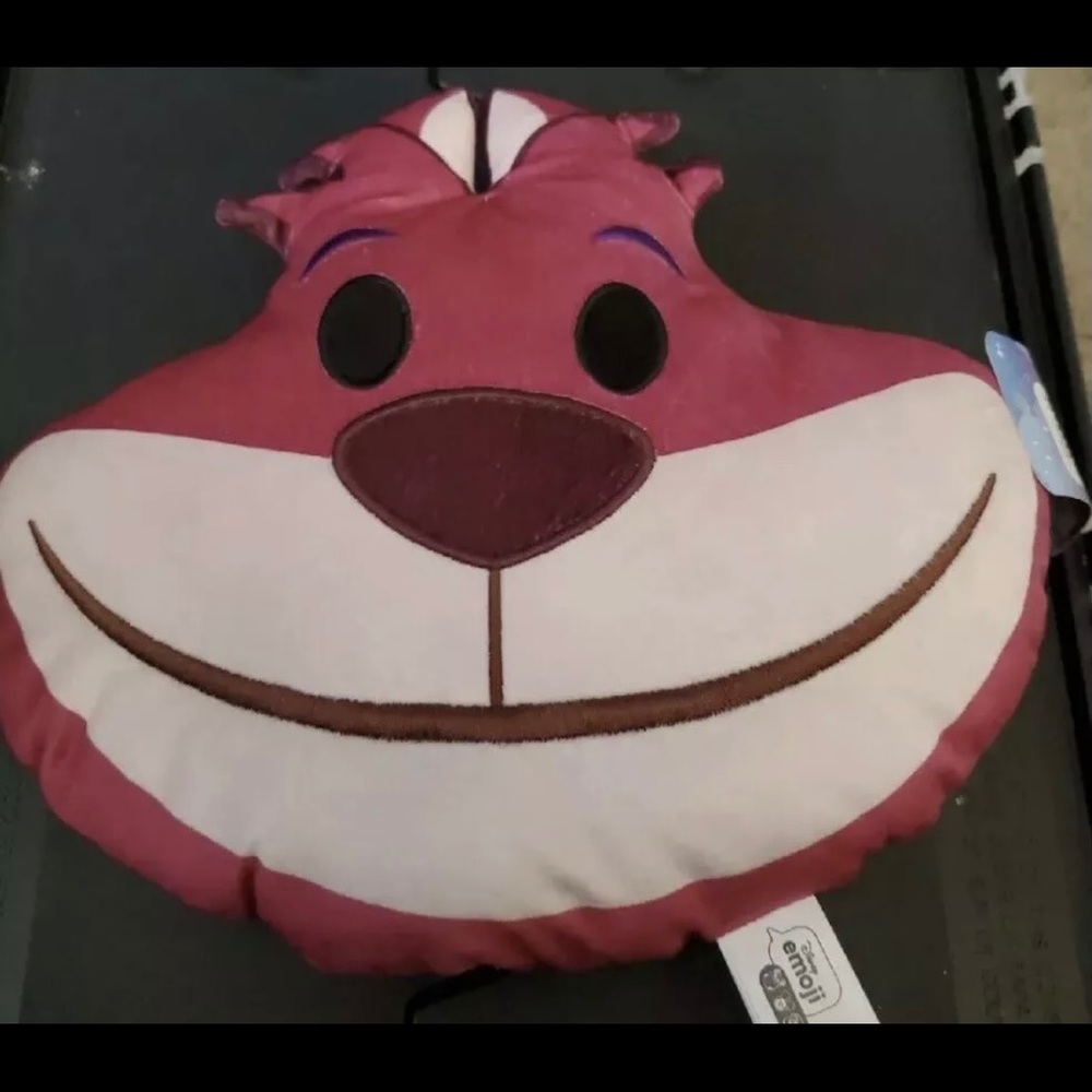 Disney Emoji Pillow / Cheshire Cat / New